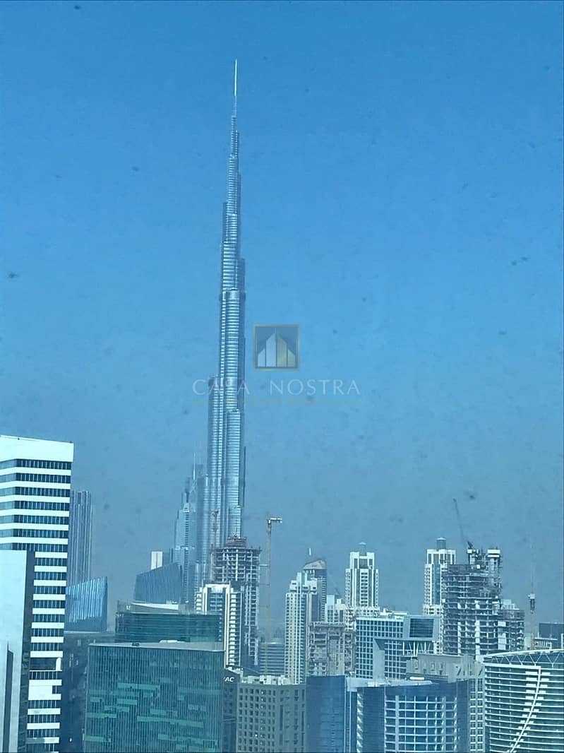 7 Fitted Office w/ Full Canal and Burj View