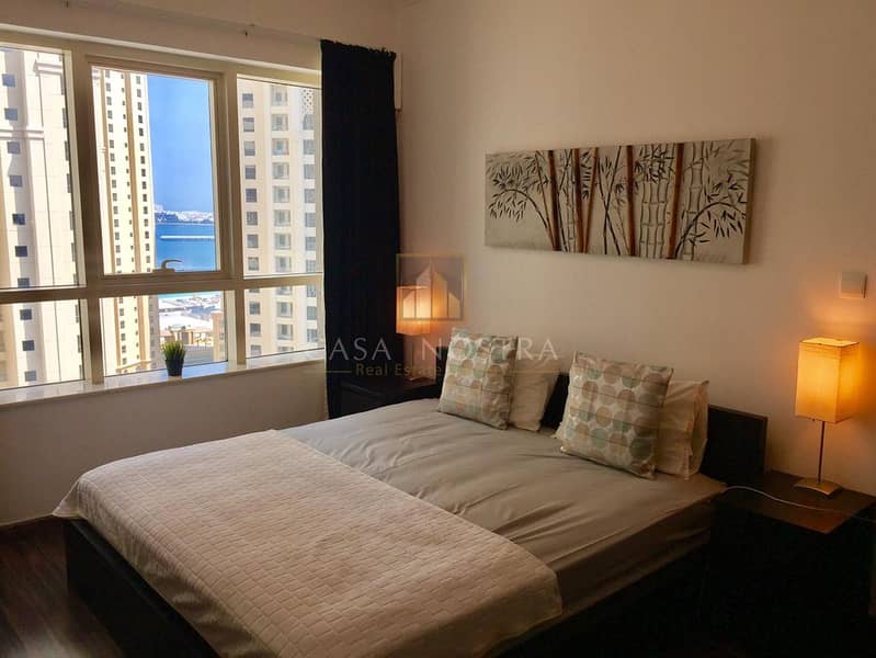 High-end Furnished 1BR with Sea View  Higher Floor