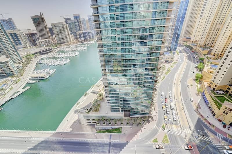 Large 1BR Full Marina View  with High ROI
