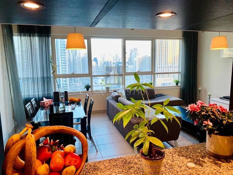 3 Full Marina View Furnished 2BR  with Balcony