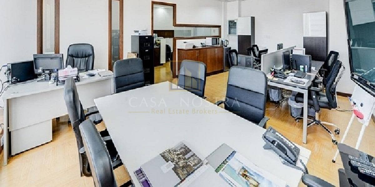 3 Breathtaking Full Sea View Higher Floor Furnished Fitted Office