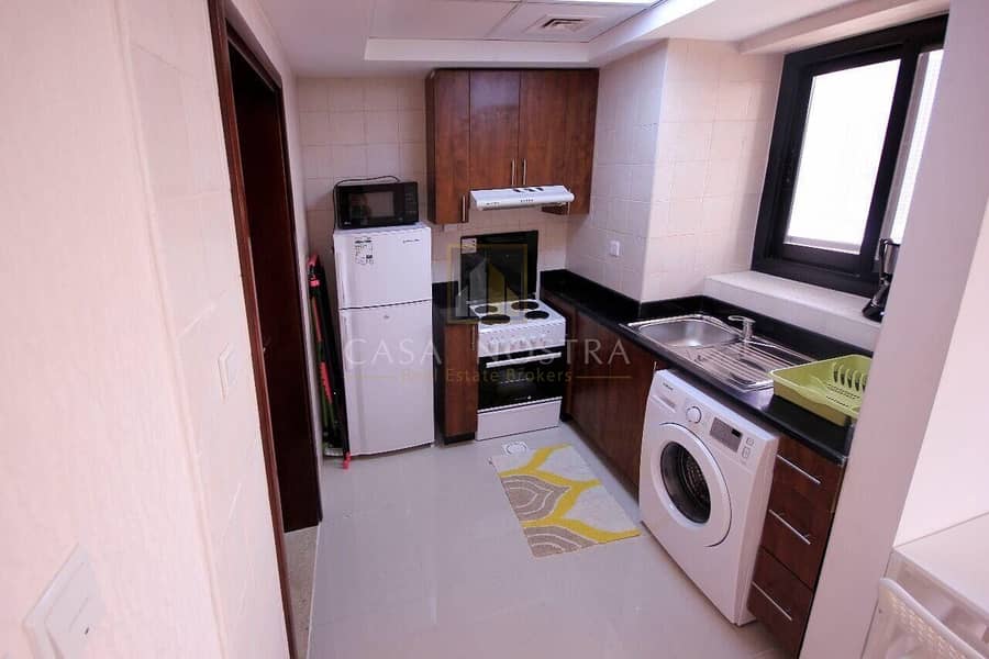 7 Payment in 12 Chqs Furnished 1BR on Higher Floor