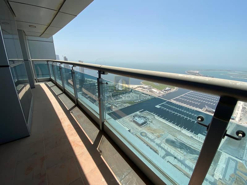 3 Full Sea and Dubai Eye View 2BR with Balcony