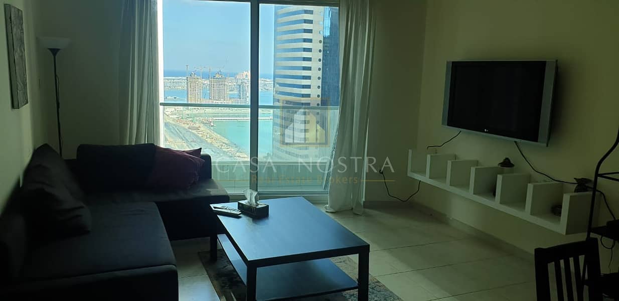 2 Partial sea view Furnished 2BR on Higher floor