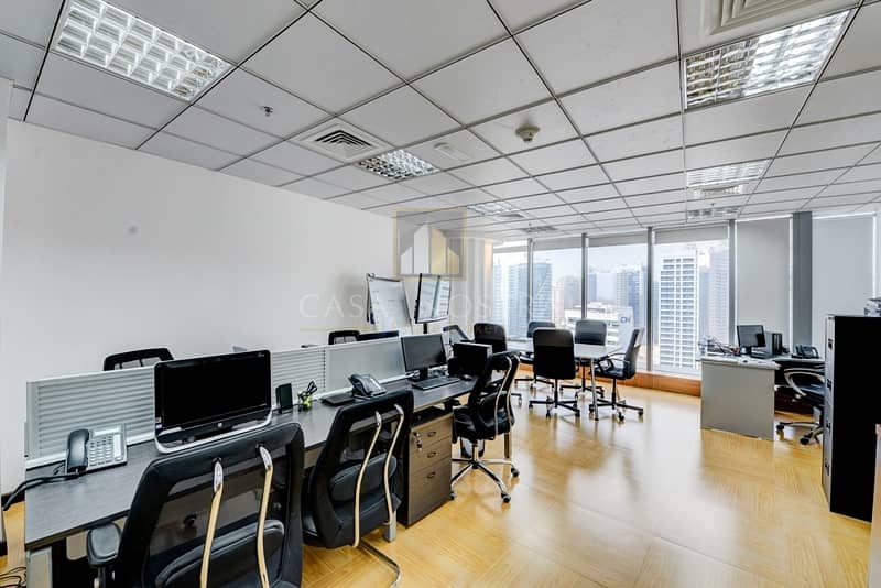3 Brand New Furnished Fitted Office with Partition