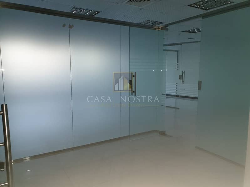2 High Floor Fitted Furnished Office with Partition