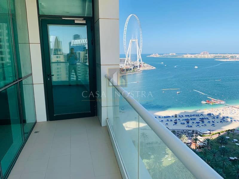 2 Breathtaking Full sea view 1BR with Huge Balcony