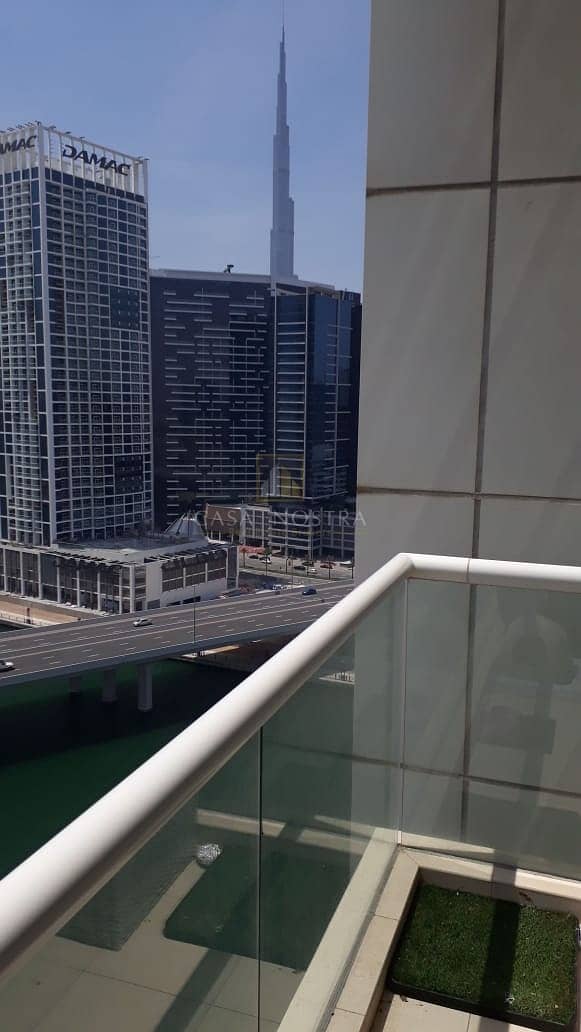 3 Burj Khalifa and Full Canal View 1BR with Balcony