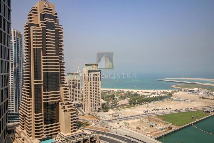Full sea and Palm view High End 3BR Vacant Balcony
