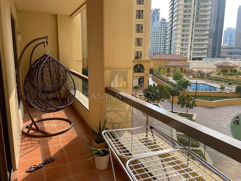 3 Near Beach 2BR with Balcony Garden and Pool View