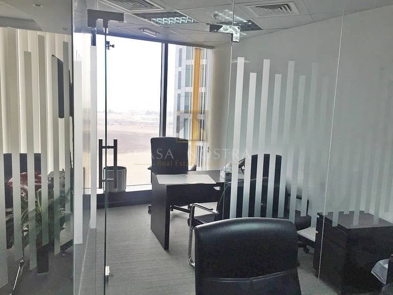 6 Sea View Higher Floor Fitted Office with Partition