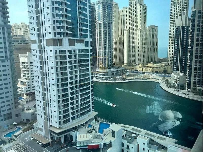 17 Higher Floor Furnished 1BR Marina and Sea View