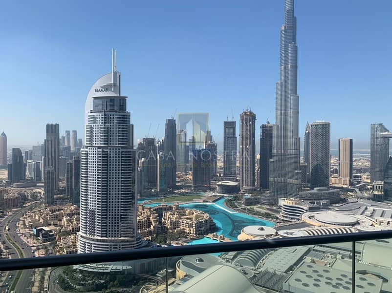 Burj Khalifa and Fountain view High End 3BR
