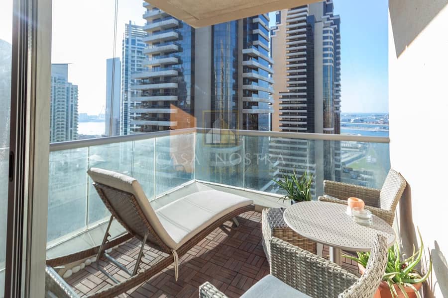 6 High End 2BR with Palm and Sea View Higher Floor