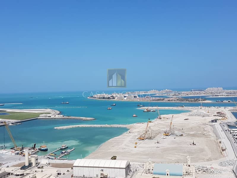 Fully Upgraded 2BR Full Sea view and Dubai Eye