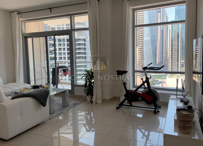 2 Higher Floor Furnished Large 1BR Marina View