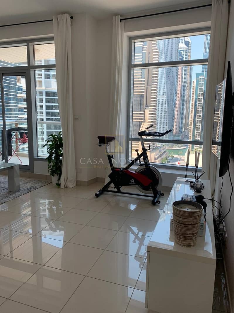 8 Higher Floor Furnished Large 1BR Marina View