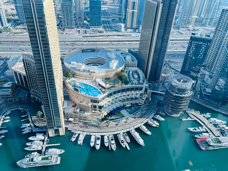 位于迪拜码头，湾区中心，湾区中心西 7 卧室的顶楼公寓 600000 AED - 6746353