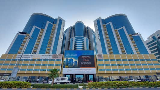 2 Bedroom Flat for Sale in Al Bustan, Ajman - Pay 5% Down Payment and own your Apartment in Ajman Orient Towers l 8 years payment plan.