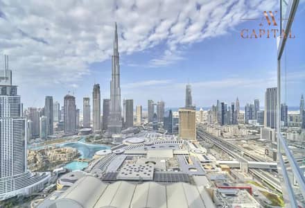 2 Bedroom Apartment for Rent in Downtown Dubai, Dubai - Vacant | Burj and Fountain View | Spacious