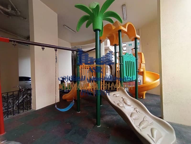 Spacious 1BR | Balcony | All Amenities  /HOT OFFER  Gym free/Kids Play Area