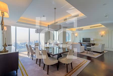 فلیٹ للايجار في وسط مدينة دبي، دبي - Spectacular View|4 BR Penthouse|Centerpiece of Downtown | فلیٹ للايجار في وسط مدينة دبي، دبي - Spectacular View|4 BR Penthouse|Centerpiece of Downtown |