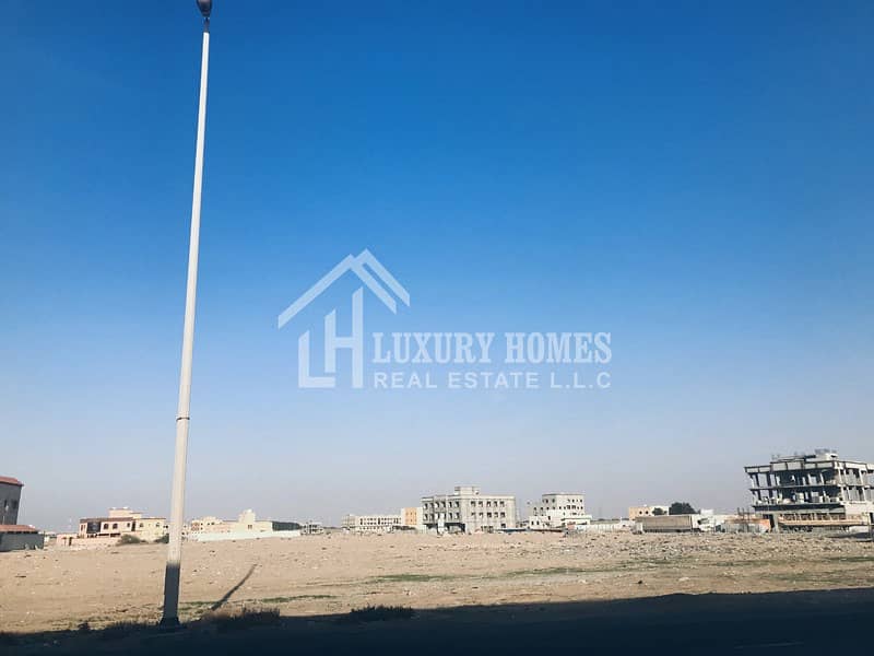 G 6 Plot on Main road 6700 SQFT Juff 16 Ajman