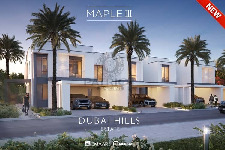 100% DLD off 4yrs service free Dubai Hills 4yrs PH plan