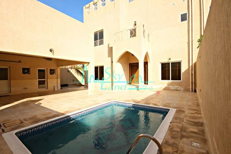 MODERN 5 BEDROOM+MAID'S+DRIVER'S SEMI DETACHED VILLA WITH PRIVATE POOL FOR RENT