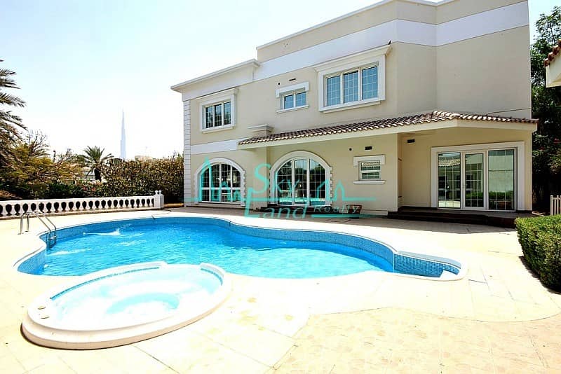 AMAZING 5 BED+M VILLA WITH BIG GARDEN AND POOL IN JUMEIRAH 1