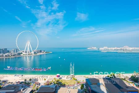 3 Bedroom Apartment for Rent in Jumeirah Beach Residence (JBR), Dubai - Furnished | Available Now | Sea View