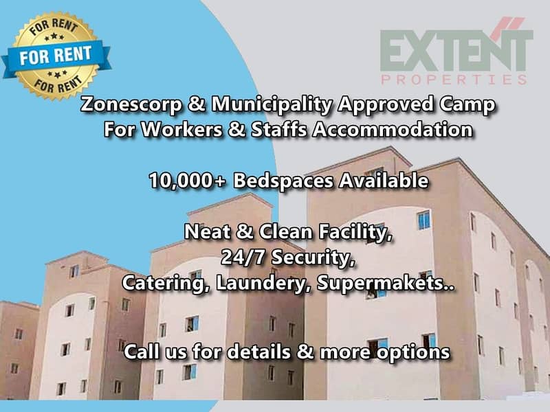 ZonesCorp and Municipality Approved Furnished Staffs and Workers Accommodation -2000+ Bedspaces