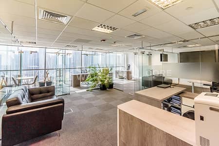 Office for Rent in Jumeirah Lake Towers (JLT), Dubai - Fully Fitted Office | Easy Access to Dubai Metro