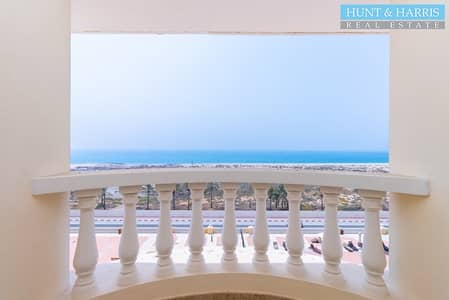 Studio for Sale in Al Hamra Village, Ras Al Khaimah - Beautiful Sea View - Upgraded - Walk to the Beach