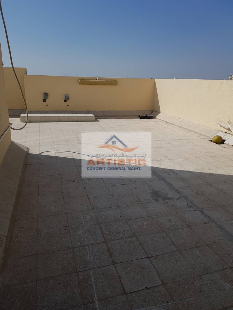 11 Roof top 03 Bedroom Hall for rent in al bahia 65k