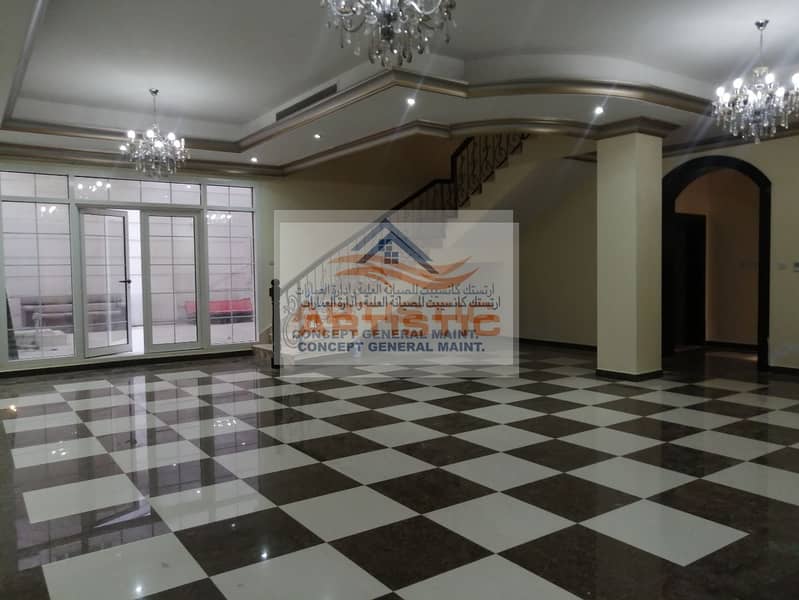 Staff accommodation villa with 7 BHK  Available for rent in Khalifa A