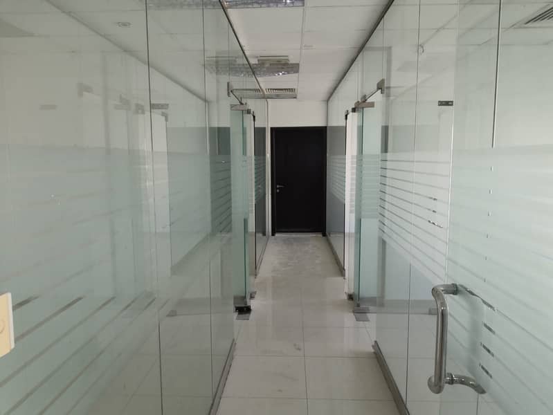Glass Partitioned_well-fitted office_Near DCC Metro station