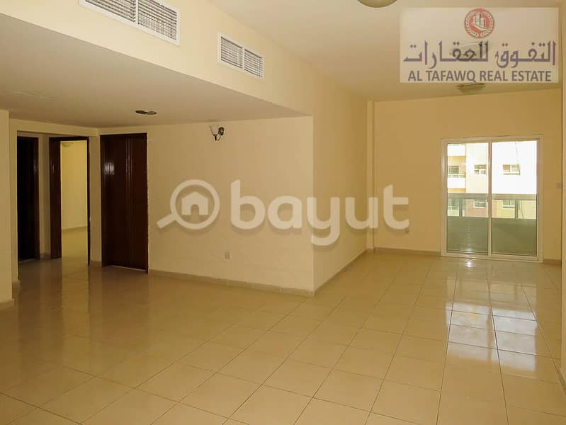 Apartment for rent consisting of two rooms, two halls, two bathrooms and a balcony