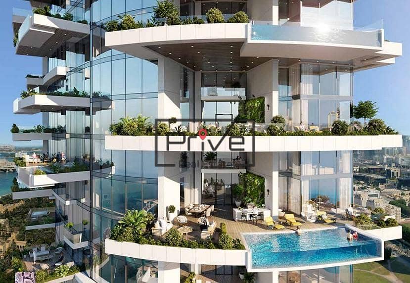 位于迪拜码头，卡瓦利大厦 2 卧室的公寓 3790000 AED - 8203610