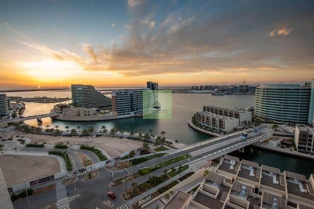 A distinctive apartment in Al Raha Beach, Al Muneera, with a wonderful and luxurious view
