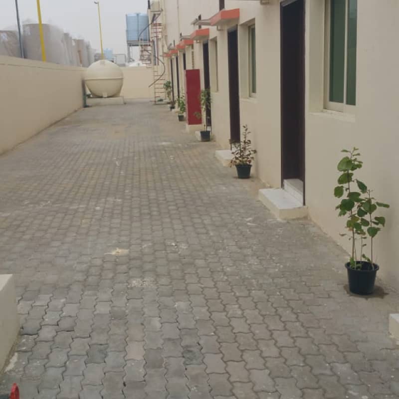 G 1 floor 40 rooms very well maintained labour accommodat available for rent in Al jurf industrial