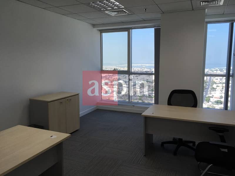 4 Fitted Full Floor Business Center on Sheikh Zayed Road