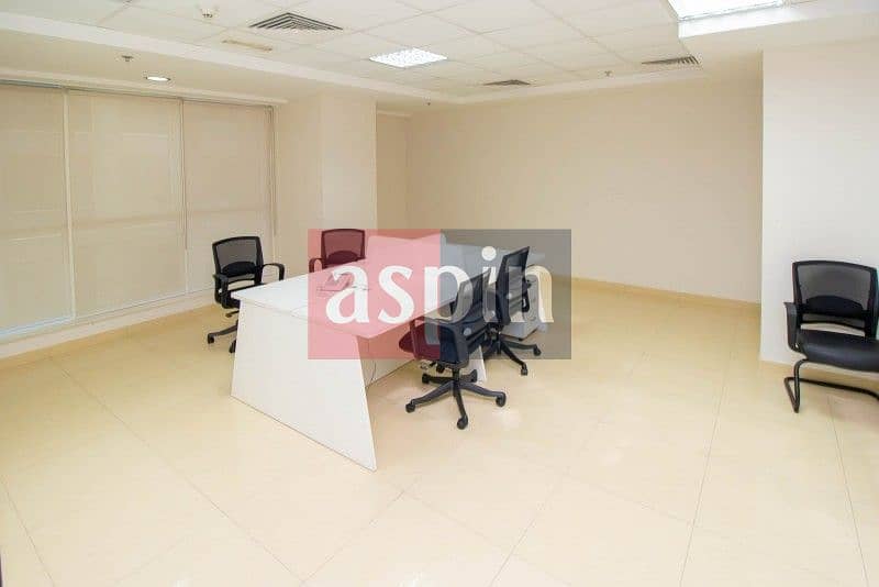 8 Fully Fitted Office for Rent along Sheikh Zayed Road
