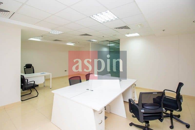 9 Fully Fitted Office for Rent along Sheikh Zayed Road