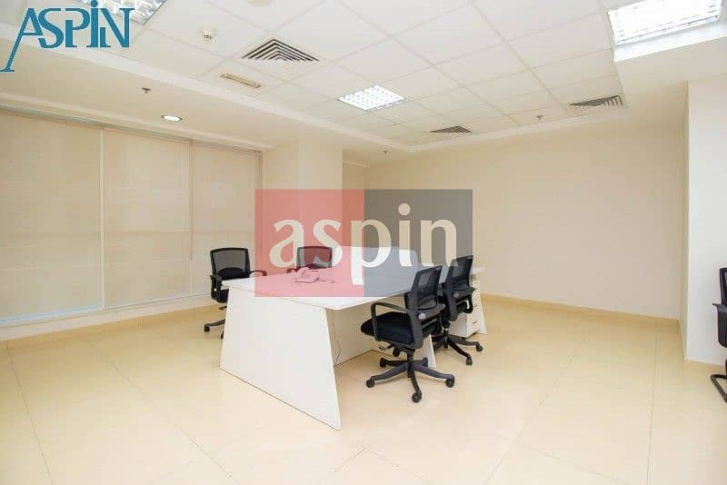 10 Fully Fitted Office for Rent along Sheikh Zayed Road