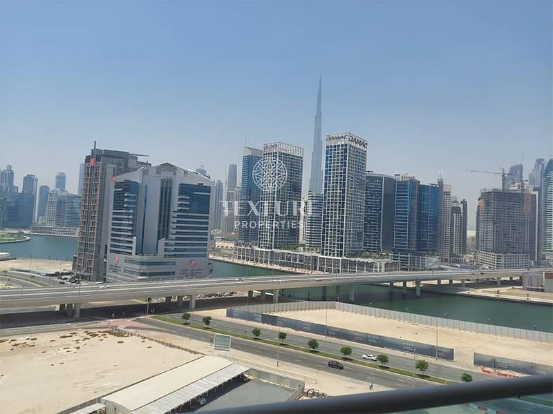 14 Elegant 1 Bedroom | Burj Khalifa Canal View | Balcony | Full Amenities