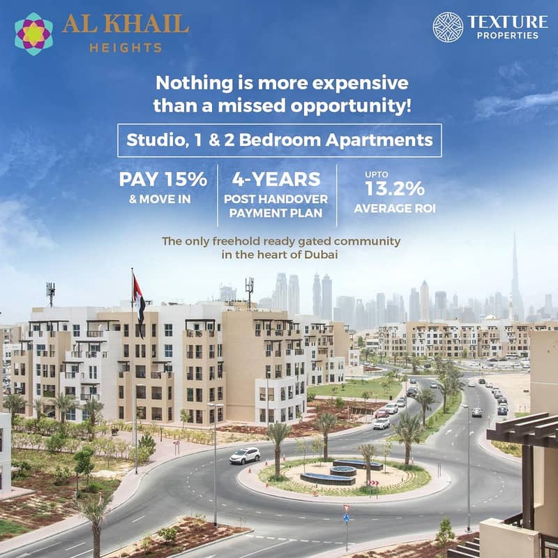 2 Pay 15% & Move In | Pay 10% after 12 Months | 4 Years Payment Plan | Earn up to 13.2% ROI