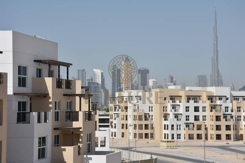 Ready to Move in 1BR with amazing Burj View - 700k
