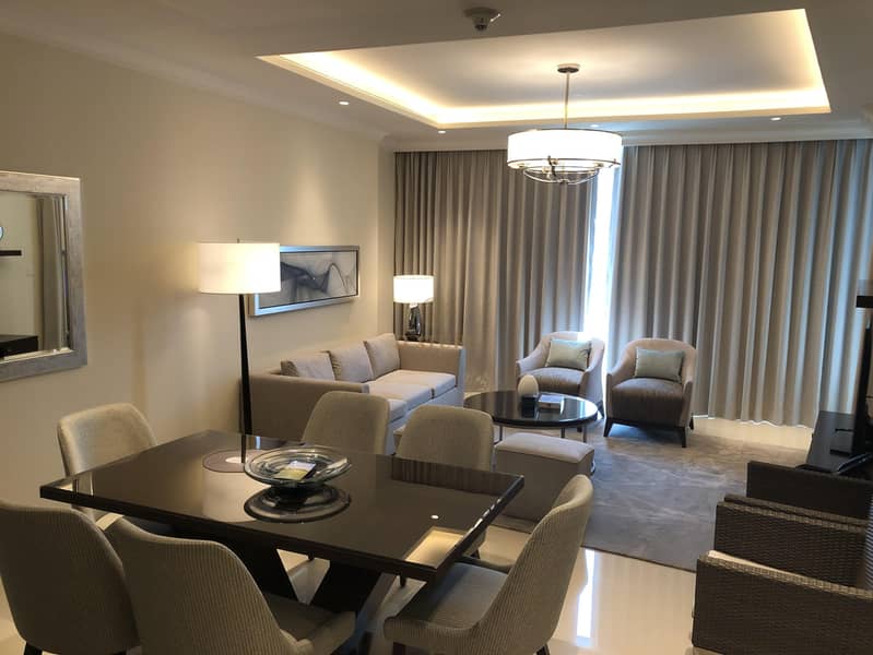 2 2 Bed Quality Furnished|All Inclusive|Fountains & Burj View