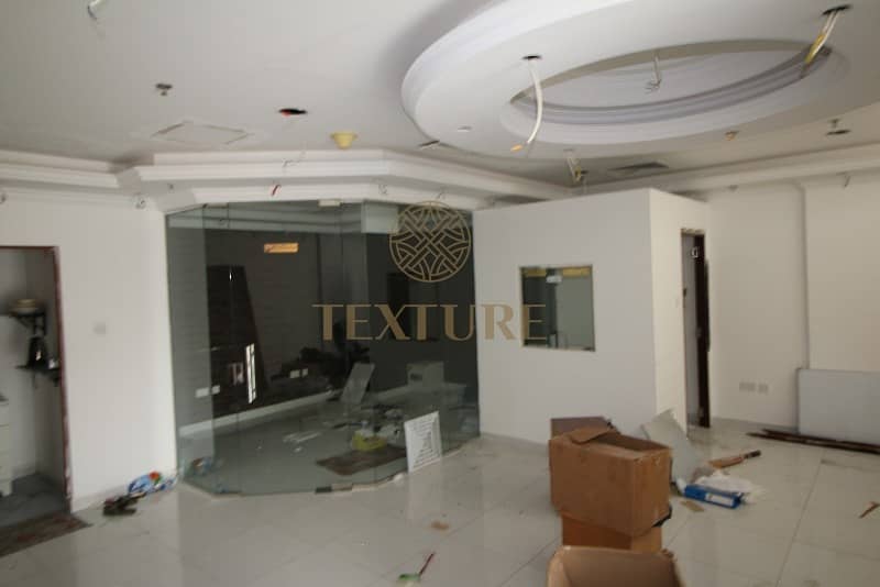 7 Semi fitted Retail for Rent AED 88K per Year